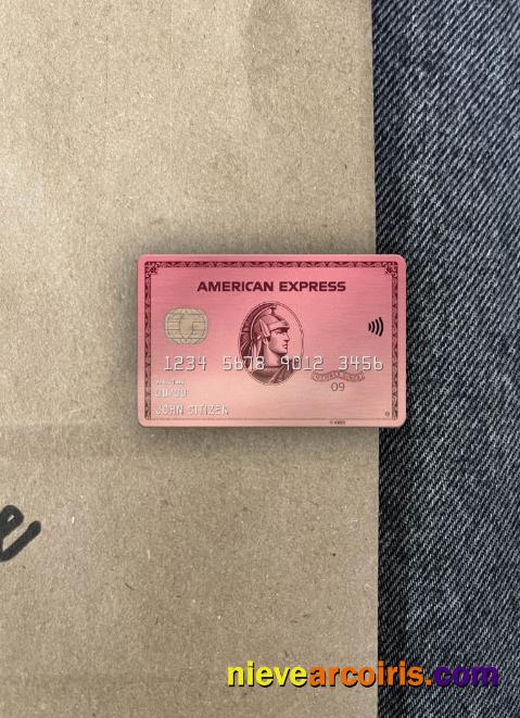 USA Capital One bank AMEX rose gold card photolook